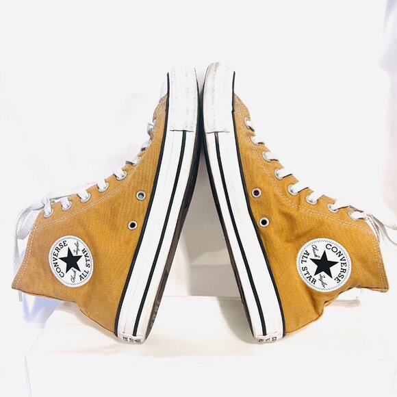 Converse All Star-Chuck Taylor-Unisex Burnt Honey High Top Sneakers-W 9, M 7 - Picture 7 of 16